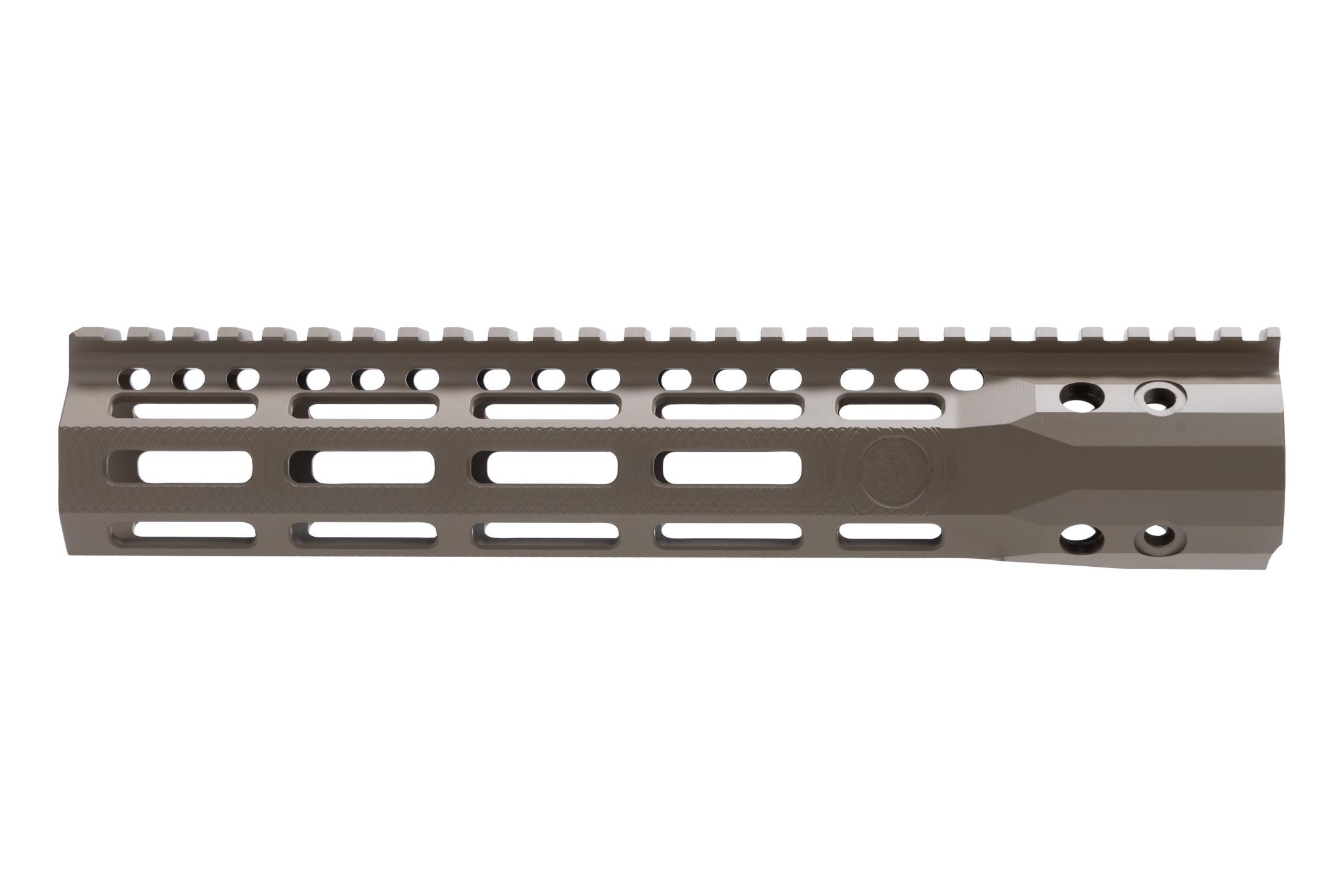 Troy Industries Troy Industries SOCC Gen 2 Free Float M-LOK Handguard AR-15 Aluminum Battle Rail FDE 10.5in - view 3